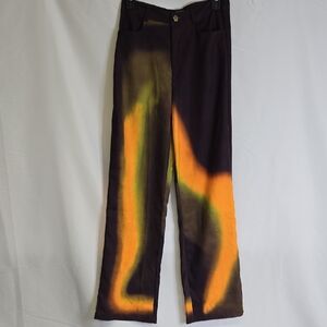 Solado Y2K Style Color Gradient Print‎ High Rise Pants, Women's Size Medium